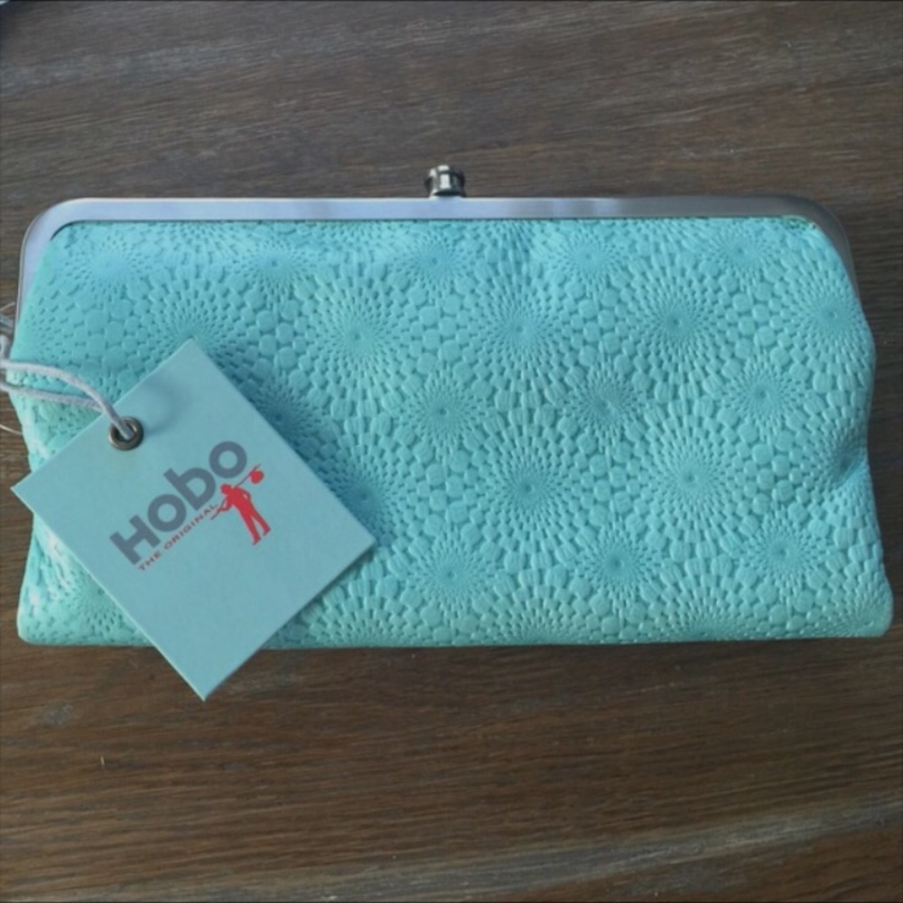 Hobo Lauren—Color Embossed Aqua